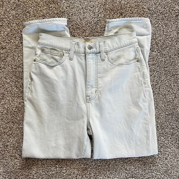 Madewell The Mom Jean in Bloomfield Wash Blue - Size: 28 - Picture 5 of 10
